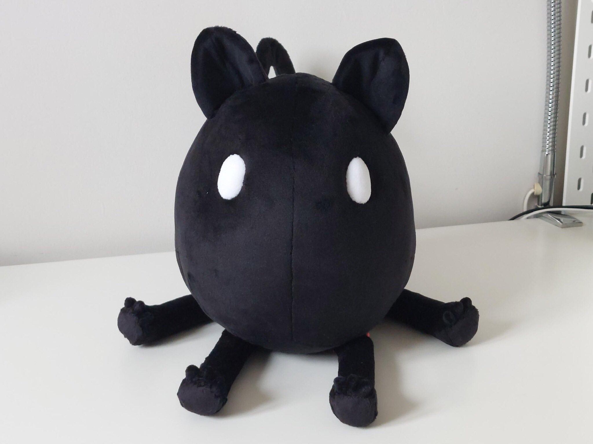  Mewo Omori Plush Black Cat Toy Handmade Soft Toy Made