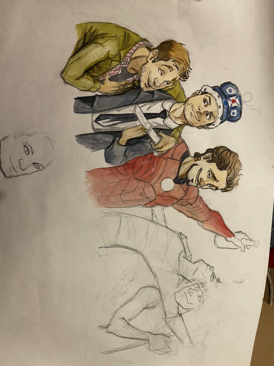 Этому недоделанному наброску уже пара лет, пусть он порадует вас сейчас в том виде в каком он есть) #набросок #sketchbook #sketch #fanart #fandomart #fandom