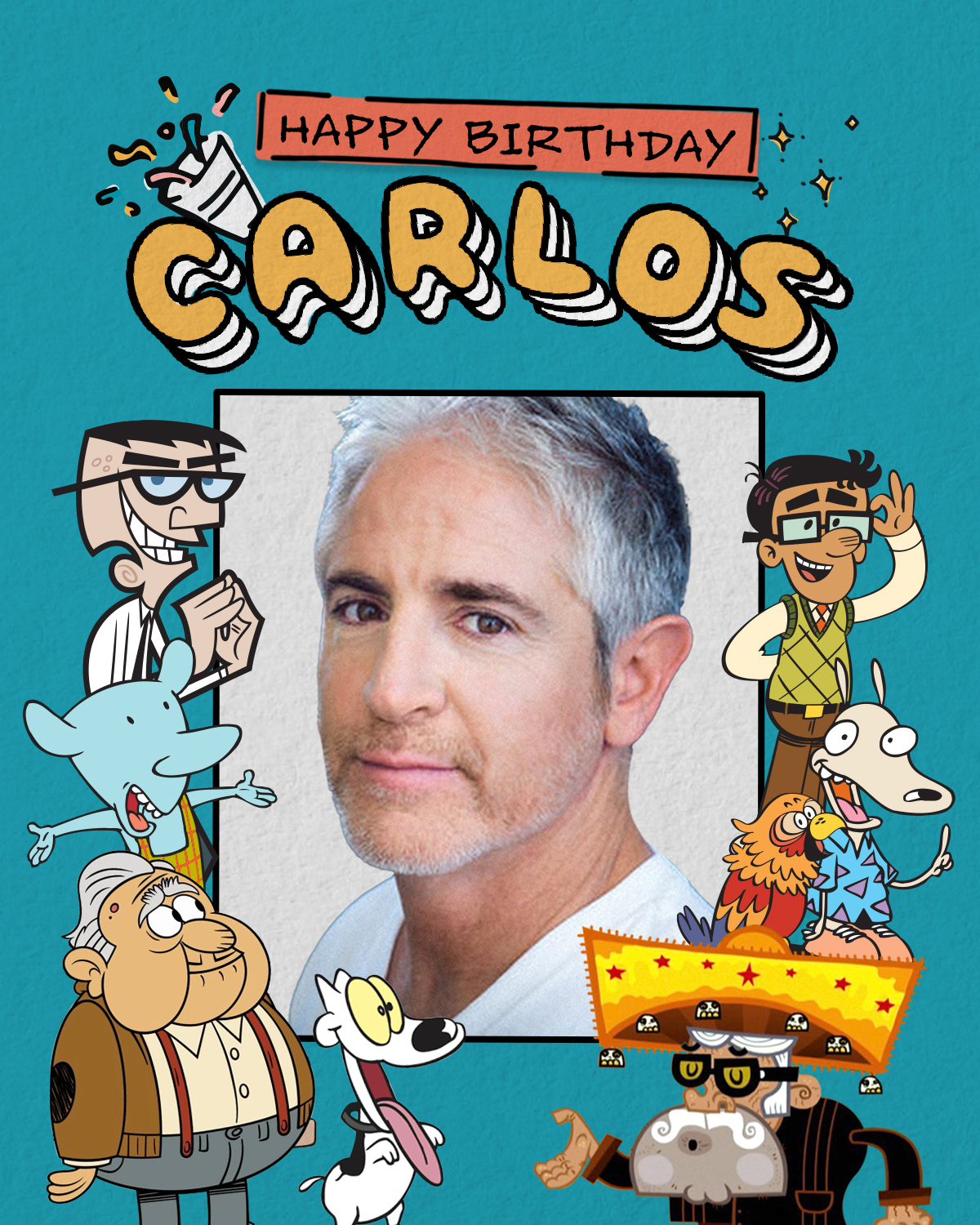 Wishing a happy bday to the legendary Carlos Alazraqui 