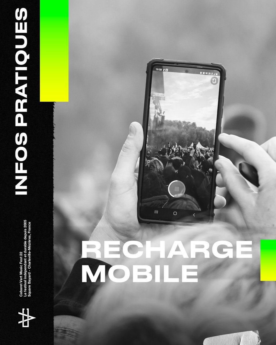 𝗣𝗲𝘂𝗿 𝗱𝗲 𝗽𝗲𝗿𝗱𝗿𝗲 𝘁𝗲𝘀 𝗽𝗼𝘁𝗲𝘀 𝗼𝘂 𝗱𝗲 𝗻𝗲 𝗽𝗮𝘀 𝗽𝗼𝘂𝘃𝗼𝗶𝗿 𝗳𝗮𝗶𝗿𝗲 𝗱𝗲 𝗽𝗵𝗼𝘁𝗼𝘀 𝗽𝗮𝗿𝗰𝗲 𝗾𝘂𝗲 𝘁𝗮 𝗯𝗮𝘁𝘁𝗲𝗿𝗶𝗲 𝗲𝘀𝘁 𝘃𝗶𝗱𝗲 ? 𝗣𝗮𝘀 𝗱𝗲 𝗽𝗮𝗻𝗶𝗾𝘂𝗲 ! Un service de recharge mobile sera dispo sur le site &amp; aux campings
#CV22