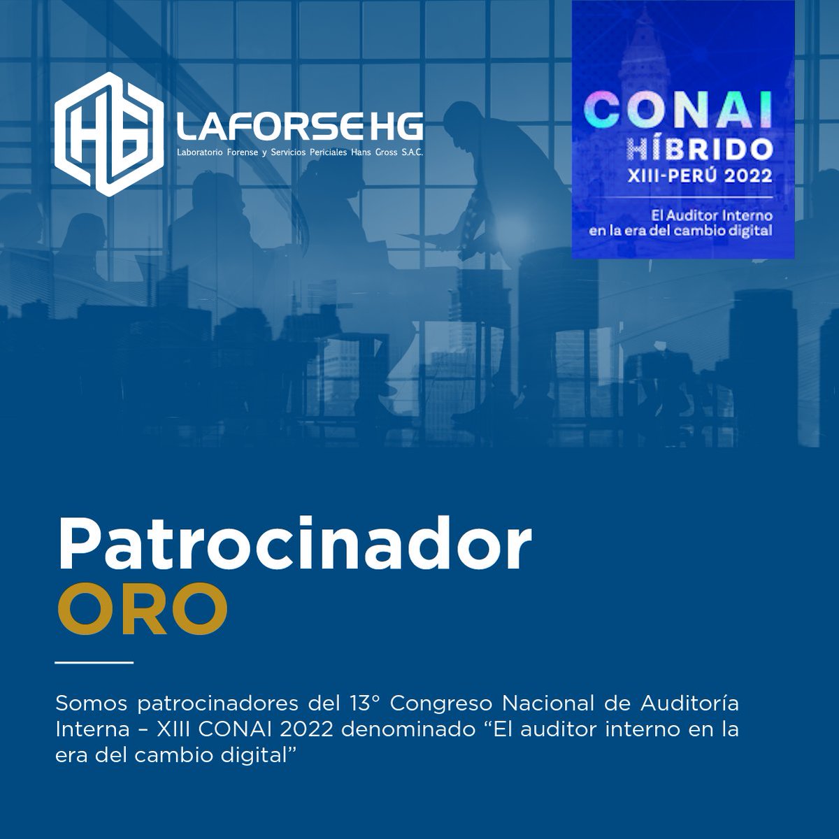 LaforseHG's tweet photo. 🔎 Estamos orgullosos de participar como patrocinador oro del evento en el CONAI 2022.

📰 Programa: https://t.co/YX07D8exG7
👉 Regístrate aquí: https://t.co/MmlRtRebLJ

Informes: contacto@iaiperu.org +51 991 925 544, +51 987 360 411

Los esperamos 👍

#CONAI2022 #XIICONAI https://t.co/wq8TUGfXMS