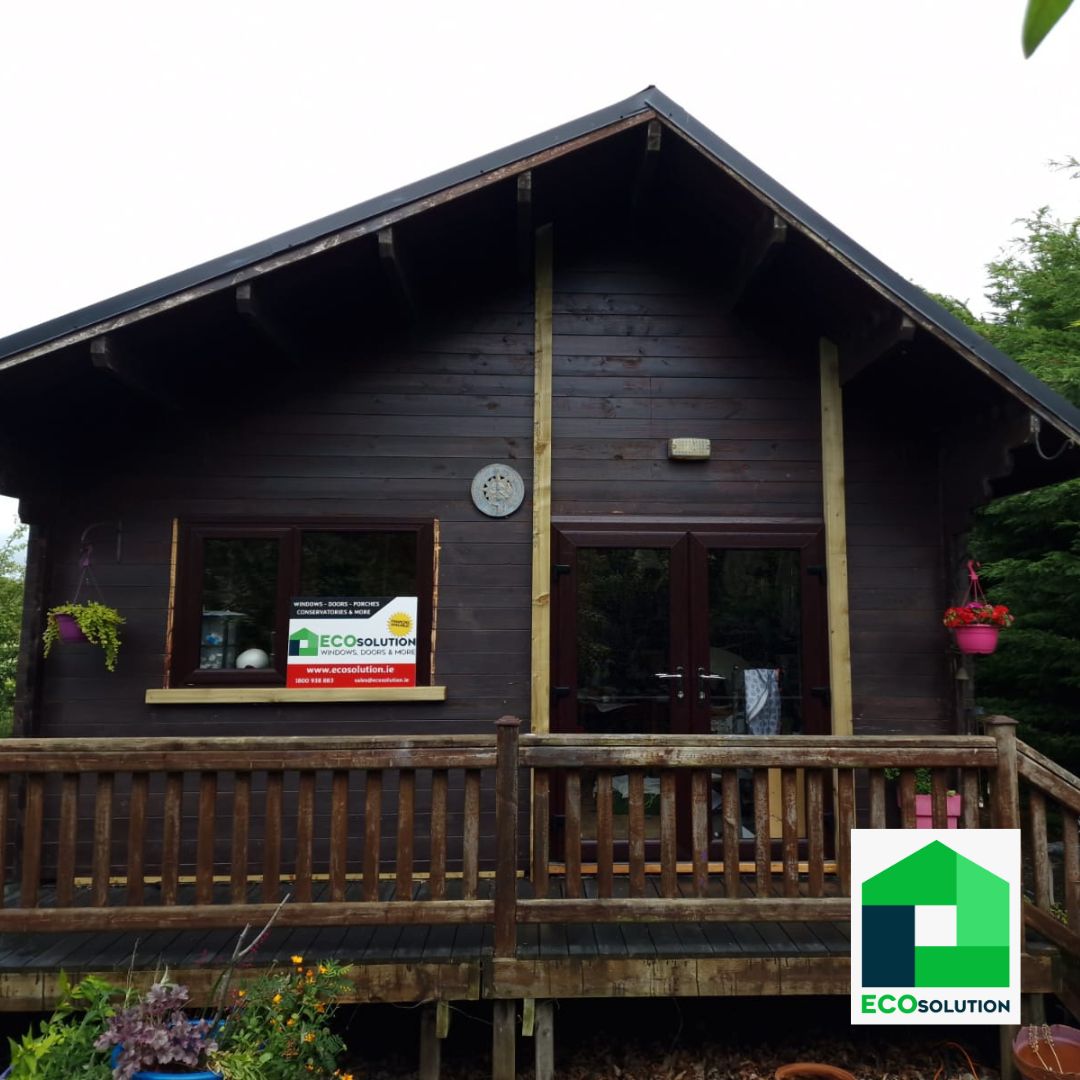 ecoSolution01's tweet image. Our team were in Co. Meath installing 2 Rosewood Windows, Double glazed and 2 French Doors, double glazed for this log cabin last week👏
Are you looking to get #newwindows &amp;amp; #newdoors for your home? Why not get in touch with us for a free quote 👉 ecosolution.ie