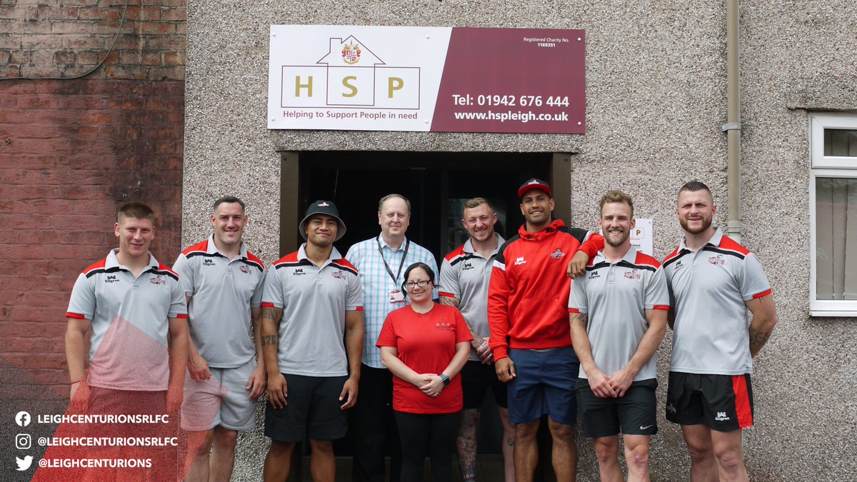 🤝 𝘾𝙊𝙈𝙈𝙐𝙉𝙄𝙏𝙔

Members of the first team squad headed to <a href="/HomelessLeigh/">HSP-Helping Support People</a> to deliver the kind donations made by the local community and the club.

Whilst down there speaking to staff, they were given a tour of the facilities and explained the work they do.

#Leythers 🔴