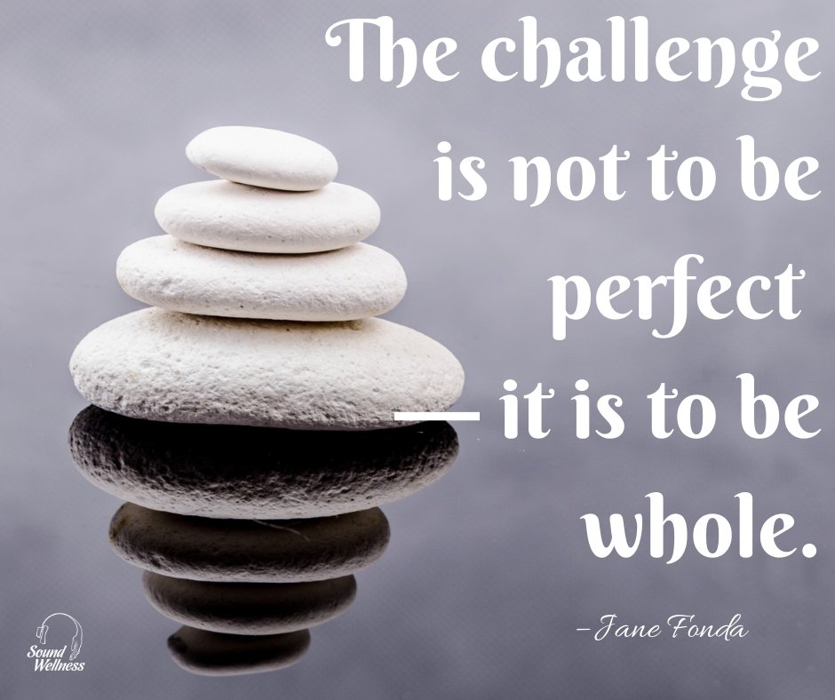 The goal is to be whole.  #wholeness #selfcare #holistichealth #healthandwellbeing #soundwellnessinstitute