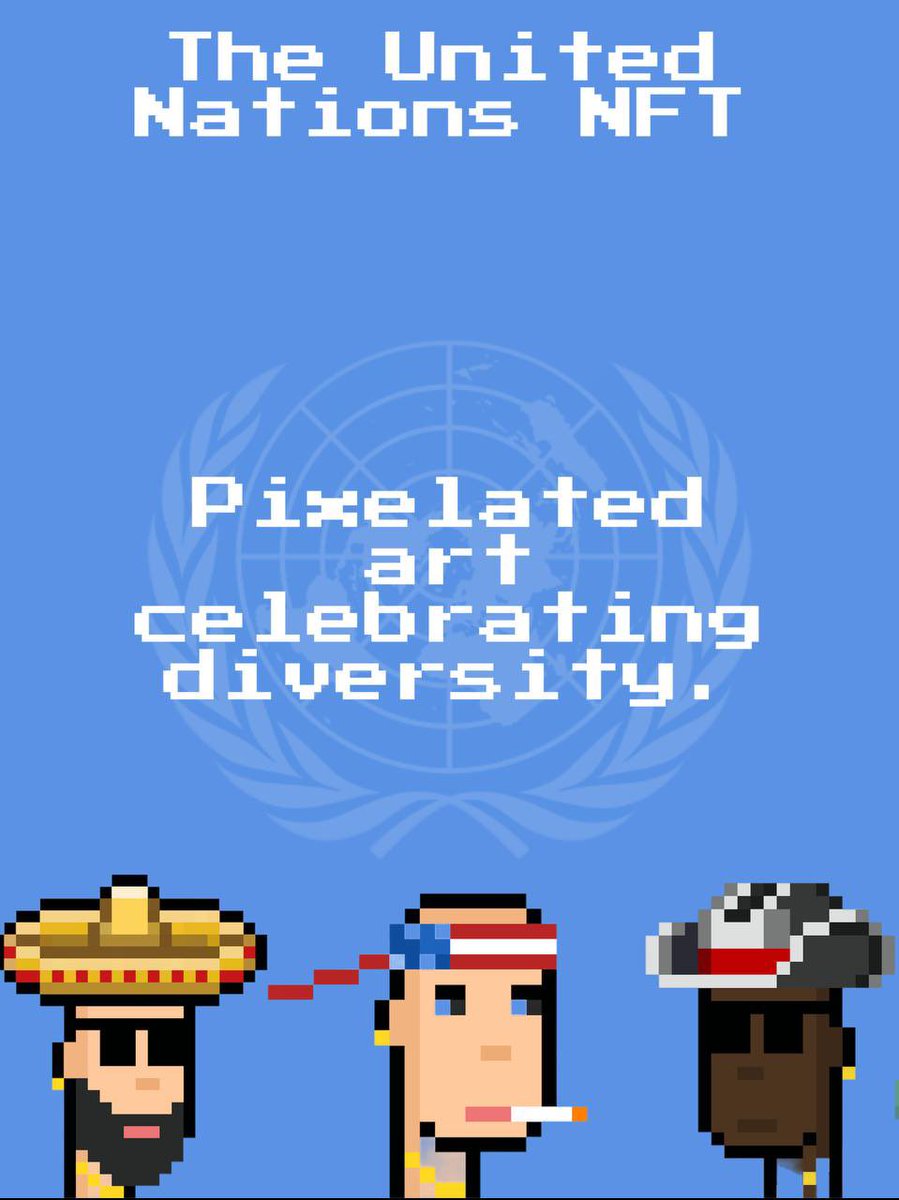 UnitedNationNFT's tweet photo. Whitelist coming soon for #NFTs that will change the way you view the world.
#MaxDiversity #Metaverse #FreeMint https://t.co/BwUUT4ERjK