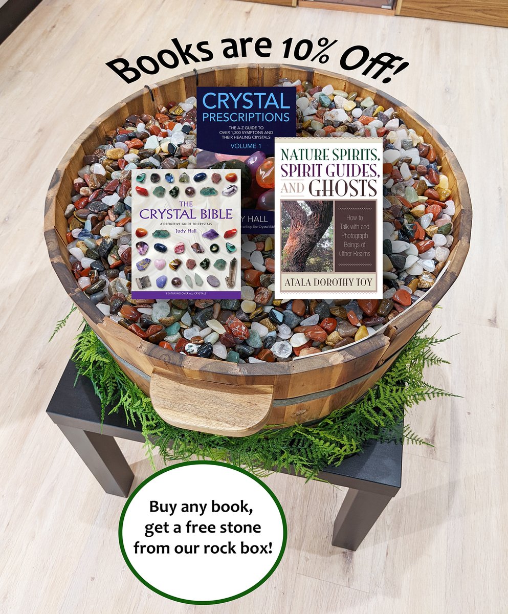 CrystalLifeTech's tweet image. Ready to learn more?  Save 10% on Books from July 20-26. Buy any book, get a free stone from our famous Rock Box collection
Click the link!
crystal-life.com/product-catego…
#judyhall #crystalprescriptions #crystalbible #atalatoy #crystals #crystallife #crystallifetechnology #genevail