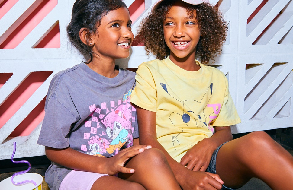 From Pacman to Sonic, Cotton On Kids has the best go-to-tees in 90s inspired styles.