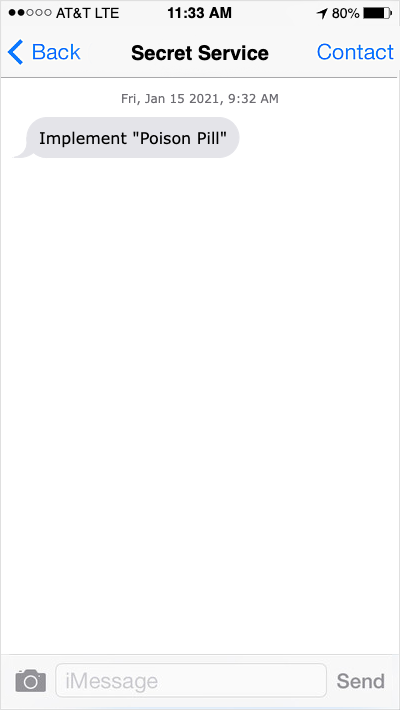 LeeKolbertWPB's tweet image. Secret Service says they have only one text message. #SecretServiceTexts