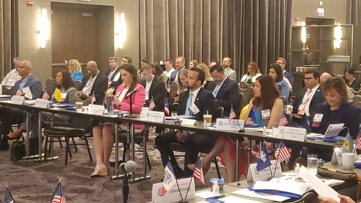 prsecestado's tweet photo. PR present at the NLGA 2022 Annual Meeting in Chicago, IL. Looking forward to the great discussions ahead with my colleagues from all around the country! Happy 60th Anniversary to the @NLGA!
60 years of commitment and service to the office of Lt Governors!
#NLGA
#publicpolicy https://t.co/UmM6JQMrCH