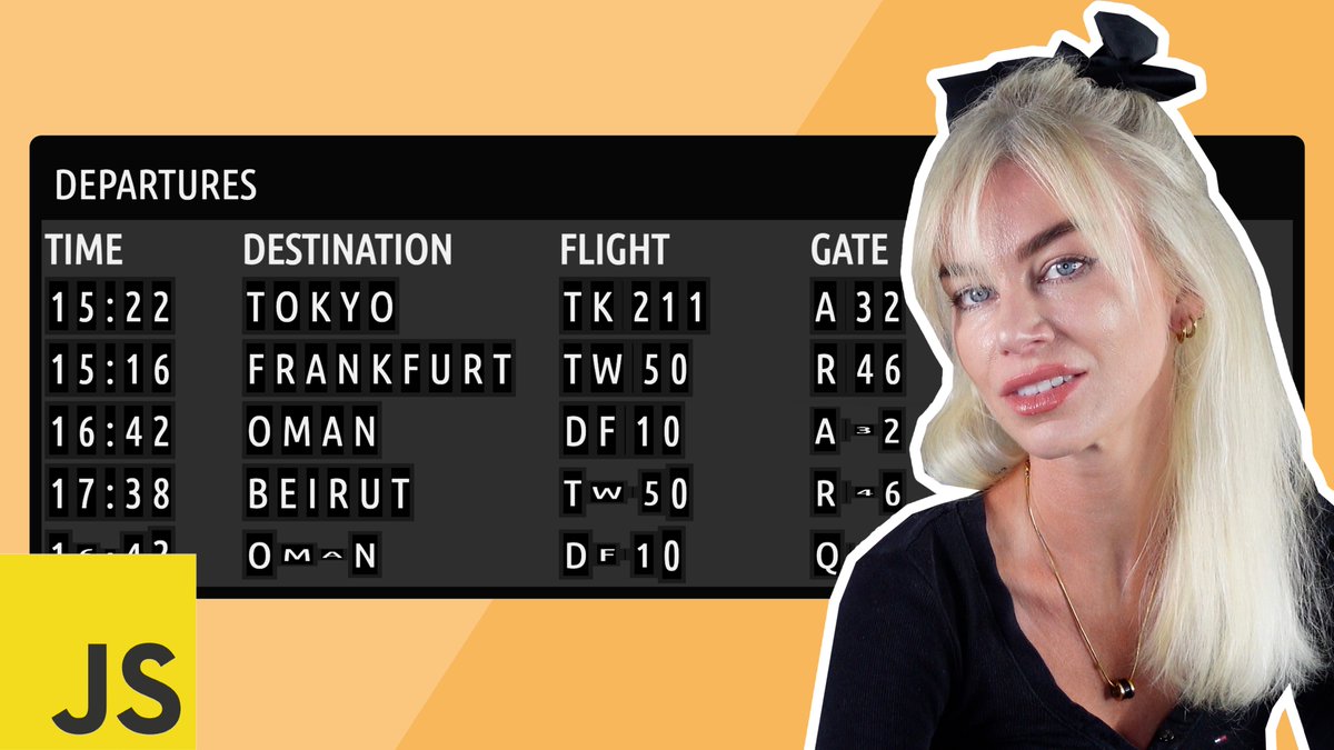 ania_kubow's tweet photo. Let's gooo! Hope you can join while we make a rotating flight widget in JavaScript!!! >> https://t.co/Y4ckqFDLjh
#devcommunity https://t.co/5JZWoQFIbe