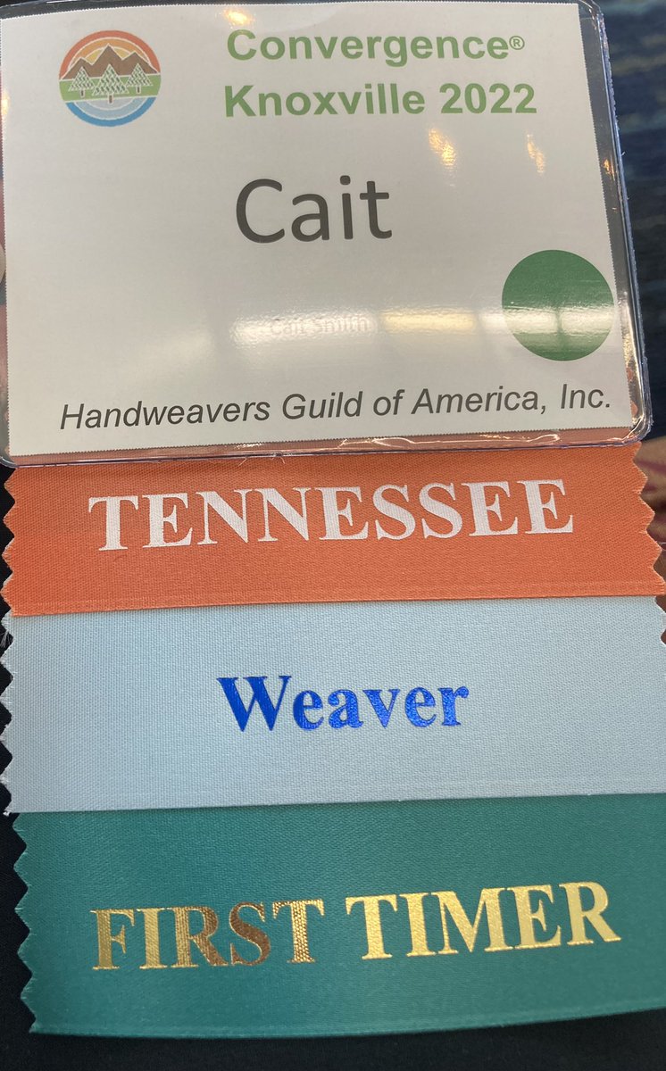 I had a great time at #convergence learning great #weaving techniques! <a href="/weavespindye/">HGA weavespindye</a>