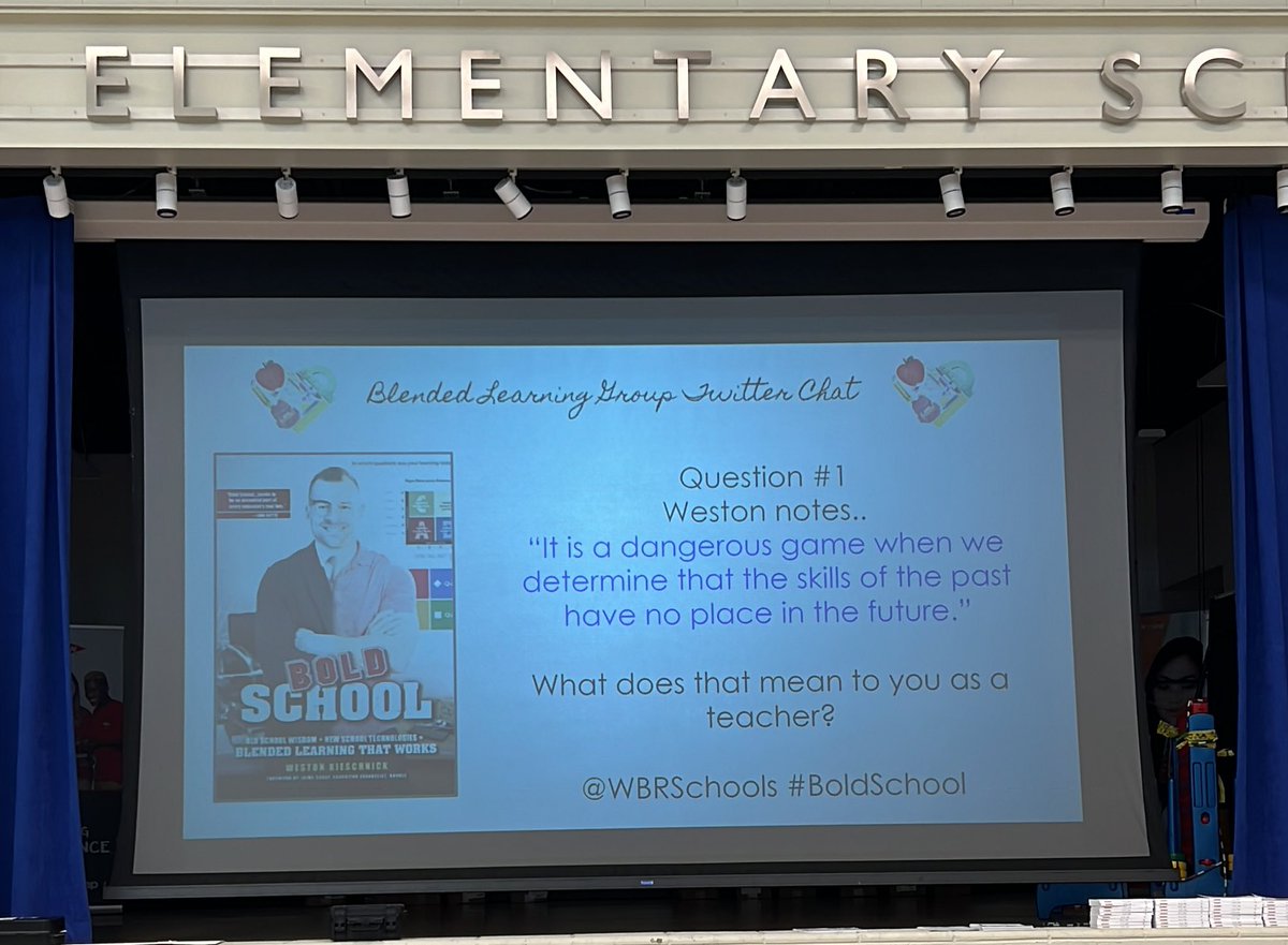 msdavis2022's tweet photo. To me it means that we shouldn’t forget those skills because the skills we could be leaving in the past could be the same skills needed to get ahead/succeed in some way for the future @WBRSchools @Wes_Kieschnick #BoldSchool https://t.co/3cBu8tszw8