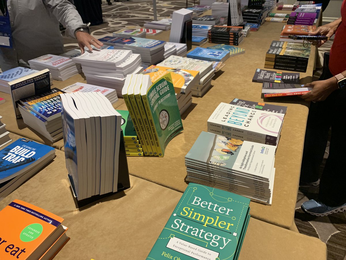 It’s really telling that our book #EmotionalScience sold out before #LeadingBeyondChange at #Agile2022