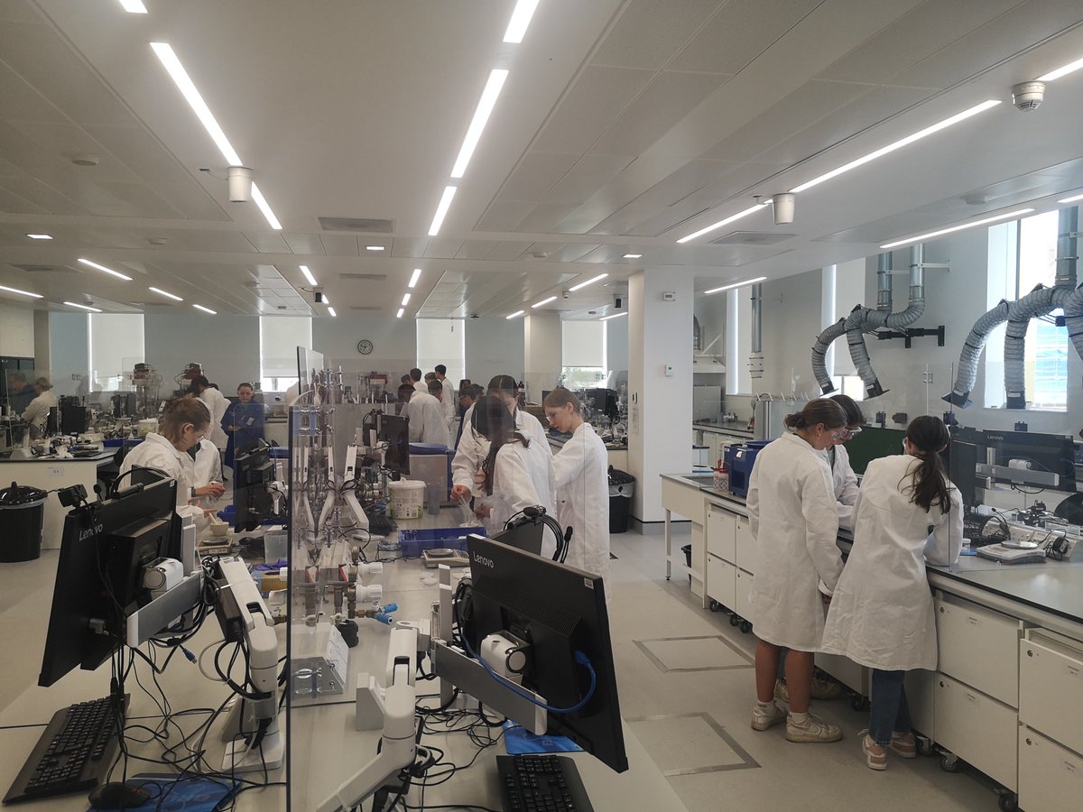 Last week we welcomed 48 students to campus for our first Year 12 Chemistry and Chemical Engineering Taster Day. Students learnt about the subjects and the role they play in pharmaceutical development. Thanks to all who came!