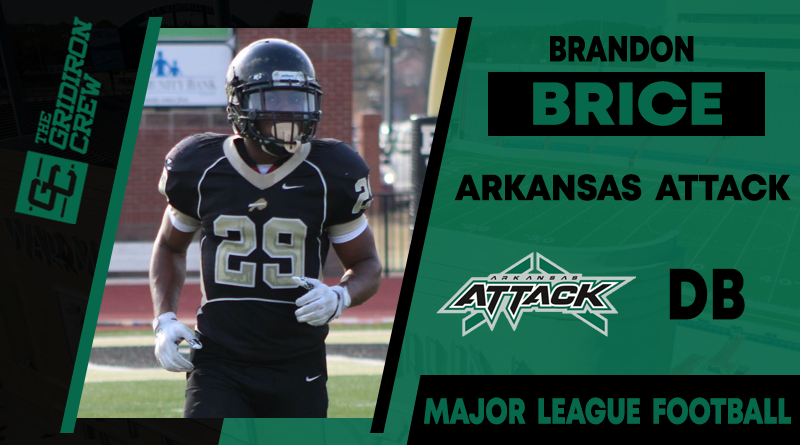 One of our Class of 2019 Pro Prospects, Brandon Brice @BRANDONBRICE_1, was listed by @insideMLFB as one of the top 10 players to watch on the Arkansas Attack in the @MLFBofficial this season. #MLFB Top 10: sportsgamblingpodcast.com/2022/07/19/top… Pro Prospect Interview: thegridironcrew.com/brandon-brice-…