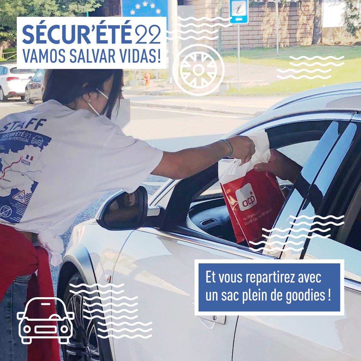 Actions de prévention et sécurité routière Cap Magellan sur l’aire des Vérités sur la RCEA et l’aire de Bordeaux-Cestas ! Vamos salvar vidas ! 🇫🇷🚗🇵🇹 #CapMagellan #agitateurlusophone #CAPsurlété #Sécurété2022 #SécuritéRoutière