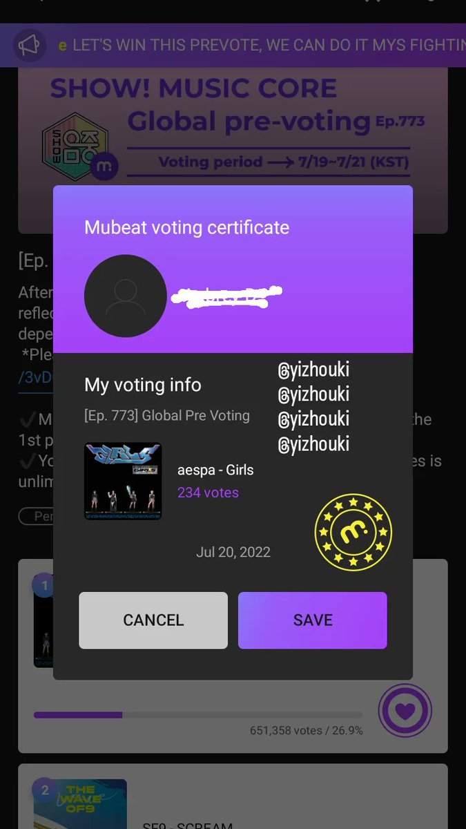 yizhouki's tweet photo. #zhoukiProofs i know you guys have trust issues but please don't be too harsh. i have advanced studies and outside life that's why expect late posts/ proofs, thank you. 600 + 102 = 702 beats/ 234 voting tickets. congratulations MYs! https://t.co/AsfgSI37Eb