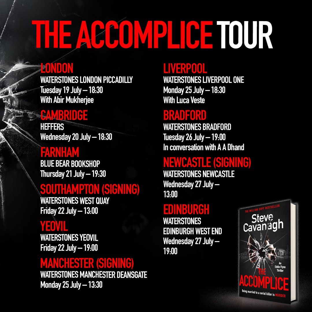 Updated tour dates, I'll be at <a href="/heffersbookshop/">Heffers Bookshop</a> tonight! Kick off is 6:30pm. Be there.