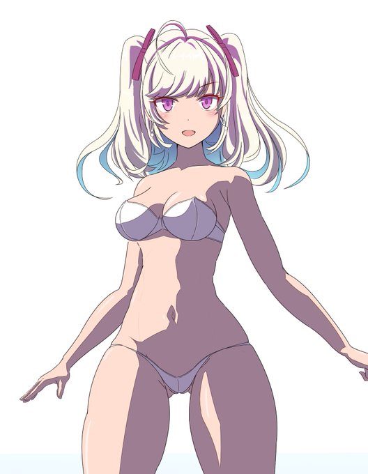 遊びの水着(インナー)&amp;遊んでるお嬢差分 