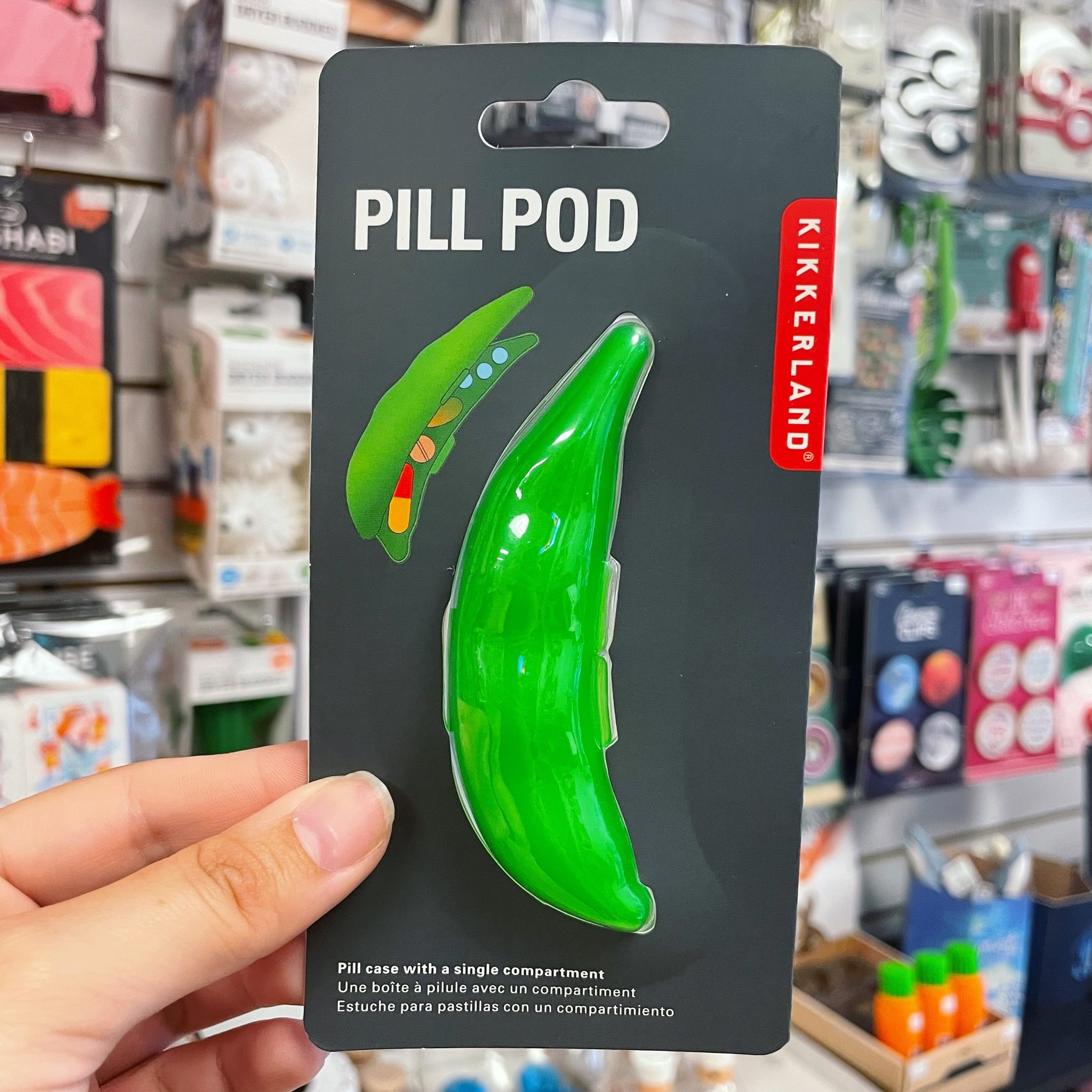 Pea pill top
