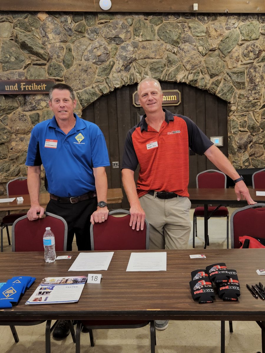 Happy Wednesday! Check out Mark F., owner of redbox+ of Omaha, and Will S. from 1-800 WATER DAMAGE of West Omaha partnering together at a recent Metro Omaha Property Owners Association event! #BELFORFamily