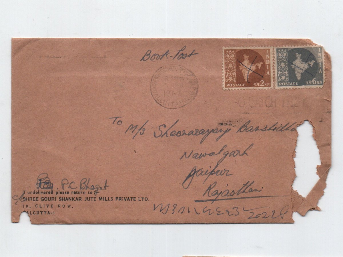 amateurstamps's tweet photo. So it seems pen cancels were a thing in 1964 too. What's the earliest pen cancel you've come across?

#theamateurphilatelist #postalcover #stamps #philately #philatelist #stampcollecting #covers #pencancel https://t.co/tGwFOqpbpR