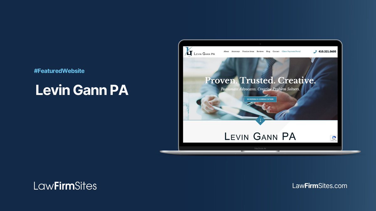 Law_Firm_Sites's tweet photo. Today's #FeaturedWebsite is Levin Gann PA. This Maryland firm focuses on many practice areas, including family law, criminal law, and estate planning. 

Be sure to check out their full site here: https://t.co/VFy3UxnBU7 https://t.co/iZmPRBO3II