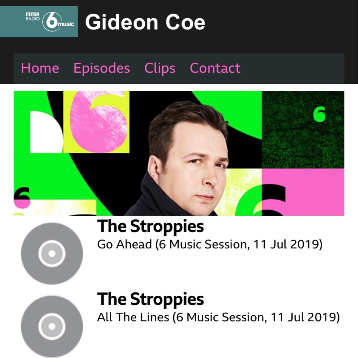 <a href="/TheStroppies/">The Stroppies</a> <a href="/BBC6Music/">BBC Radio 6 Music</a> session from 2019 was replayed on <a href="/gidcoe/">Gideon Coe</a>’s show the other night. Listen back here if you fancy a stroll down memory lane bbc.co.uk/programmes/m00…