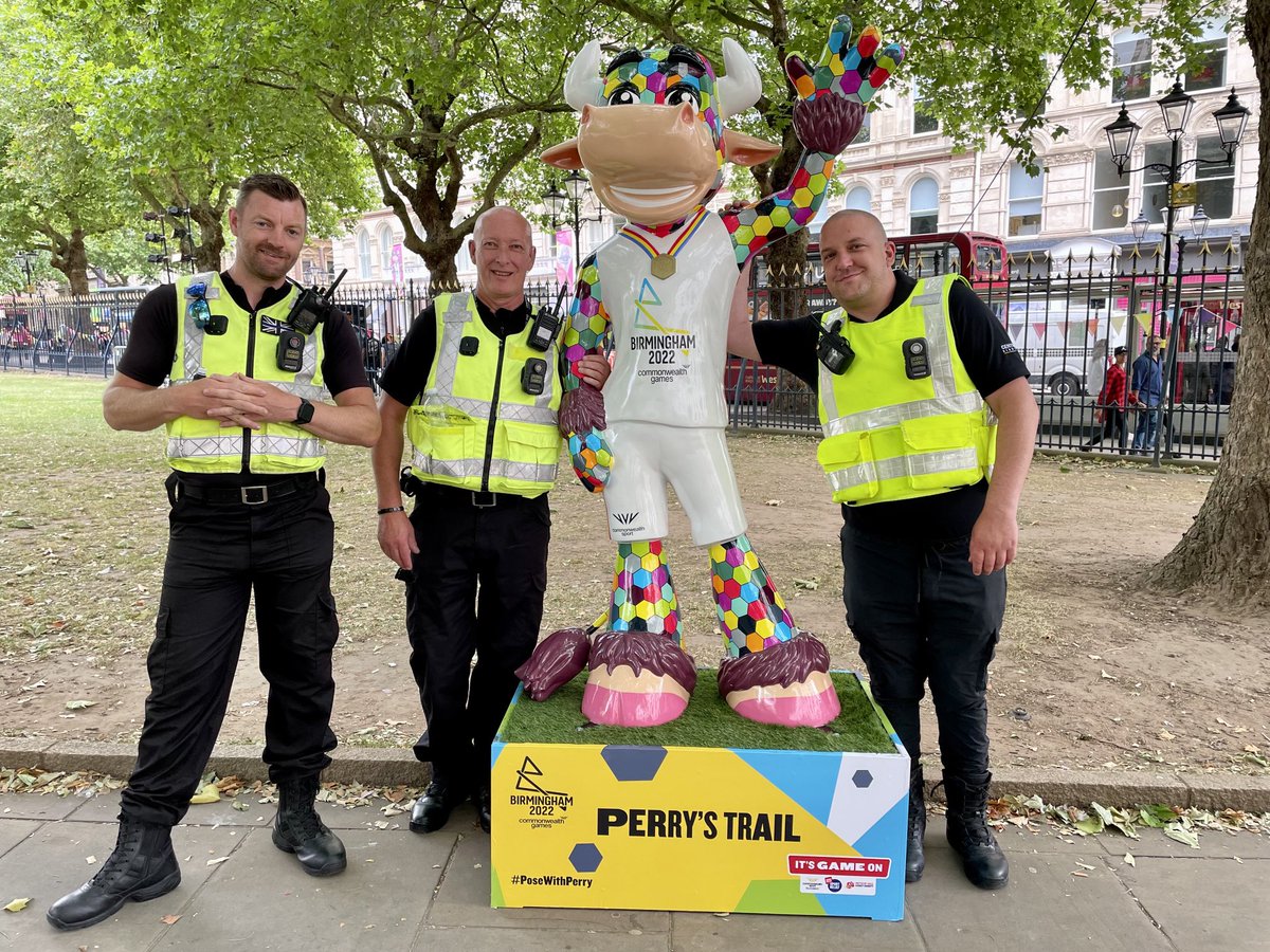 Look what’s appeared in the city, a new Perry The Mascot trail!