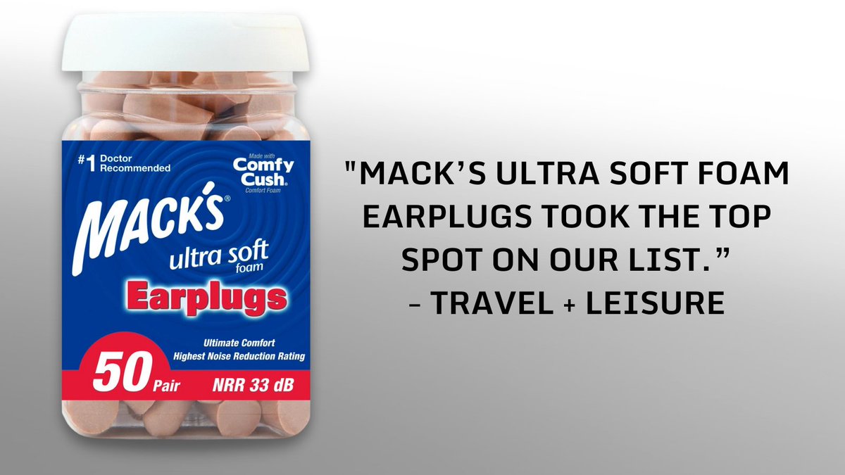 Mack's Ear Plugs tweet media