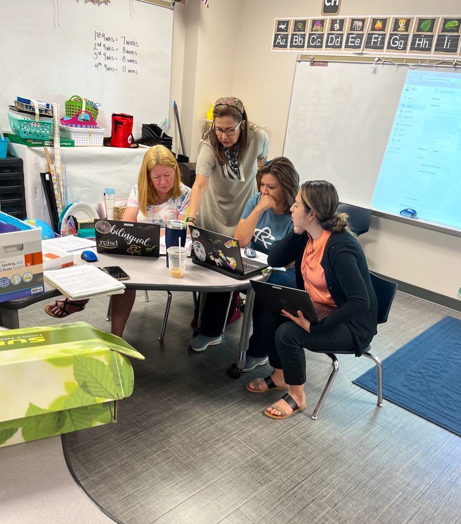 ty_nelson22's tweet photo. One of the most important stakeholders in the curriculum development &amp; implementation process is the teacher. @RoyseCityISD @RC_BilingualESL dual language teachers, @CornielMilly and @emeliaahmed used their knowledge and expertise to ensure alignment, engagement and rigor in ELD. https://t.co/JaacuaOGyA