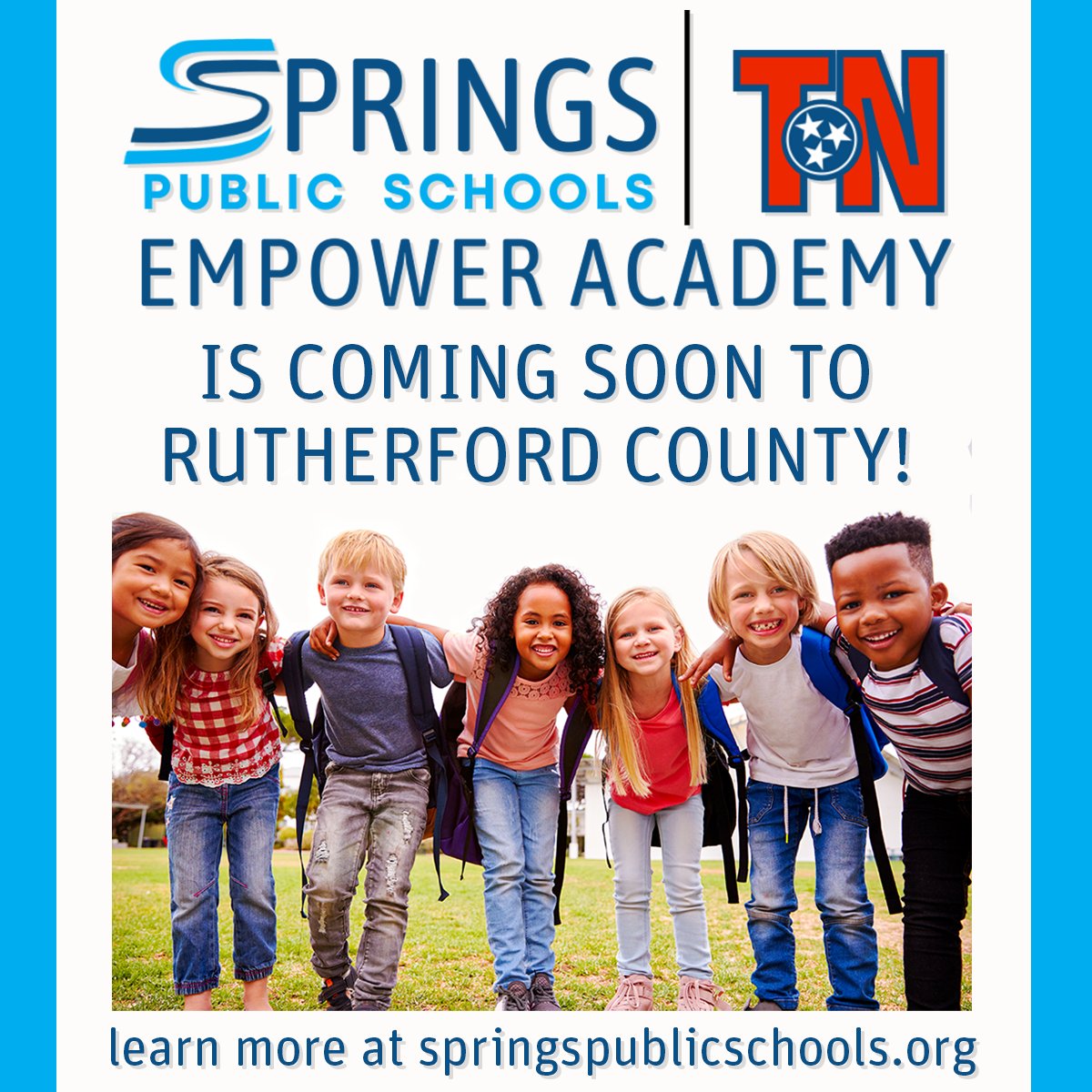 Congrats to @SpringsCS on being approved to bring a K-8, tuition-free public charter school to #RutherfordCo in fall 2023! Its Montessori-aligned curriculum focuses on the individual needs & interests of students. Learn more from @dnj_com: dnj.com/videos/news/20…