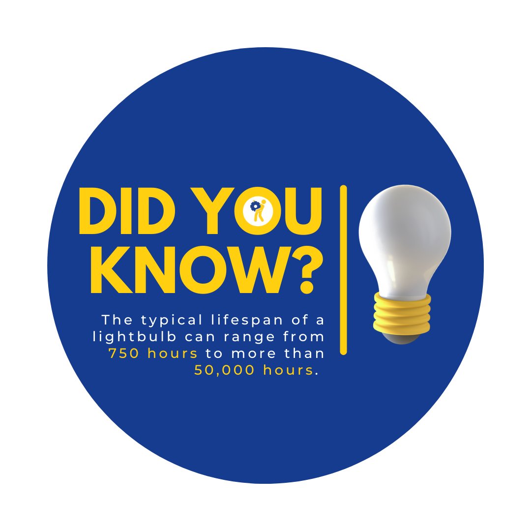 iLafeUSA's tweet photo. And there's no harm in reaching out to your local handyman to replace them in some of those hard to reach places. 💡

Can you guess which kind of lightbulb has the longest average lifespan? 🤔

#EnergyTips #StartUp https://t.co/XcO3ojOyZx