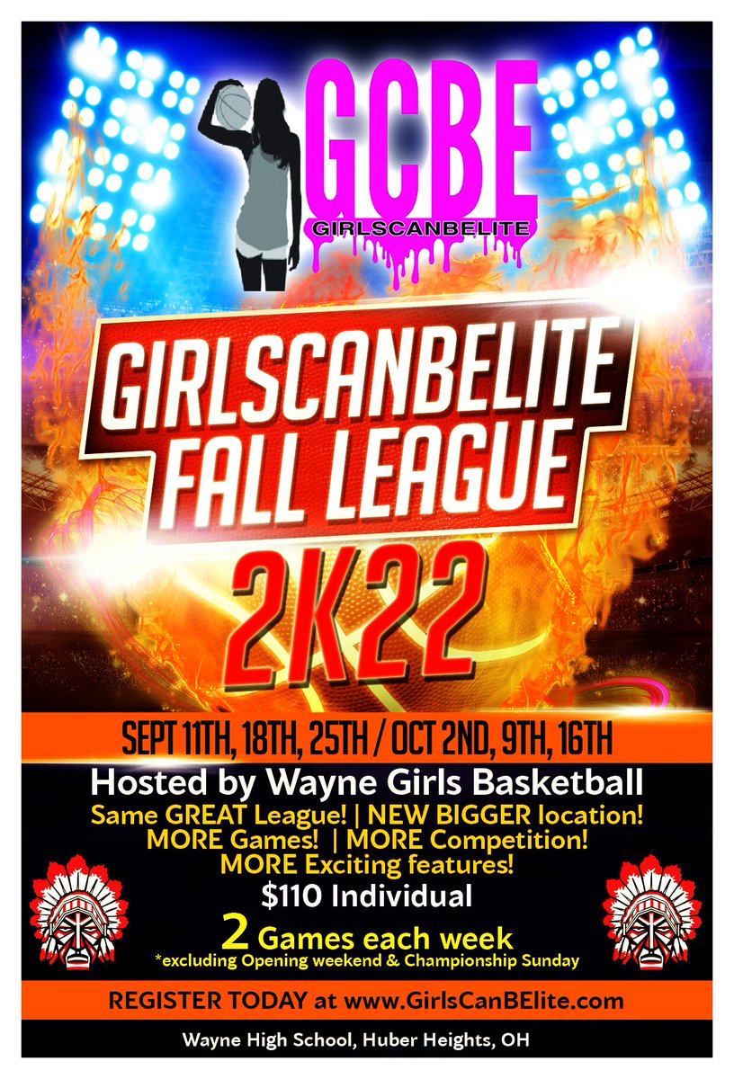 🚨🚨🚨 ITS THAT TIME OF YEAR AGAIN! GET REGISTERED TODAY‼️⛹️🏾‍♀️⛹️🏼‍♀️⛹️🏻‍♀️🏀
GirlsCanBElite.com 
#YourDaughtersFavoriteLeague