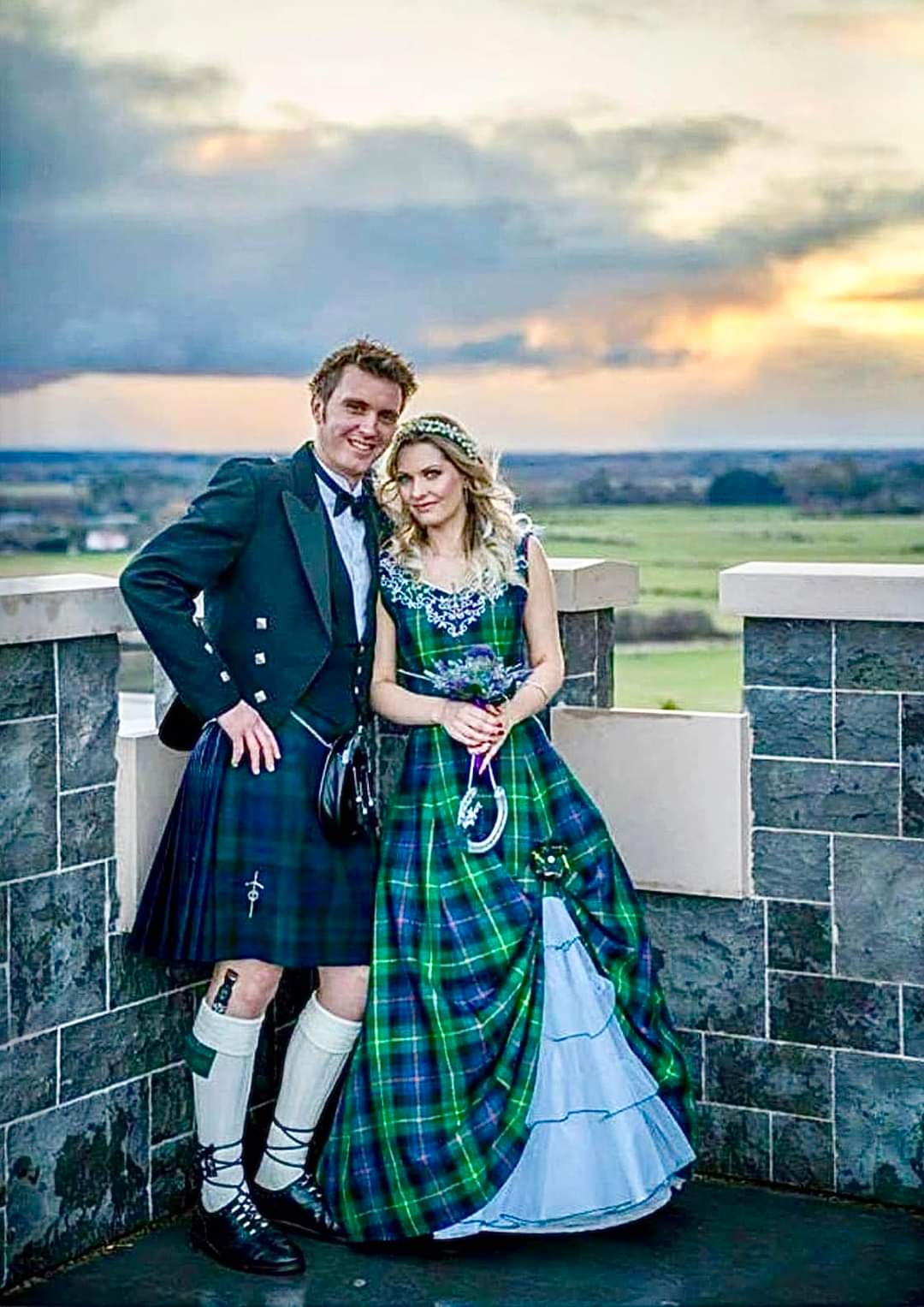 scottish wedding dress