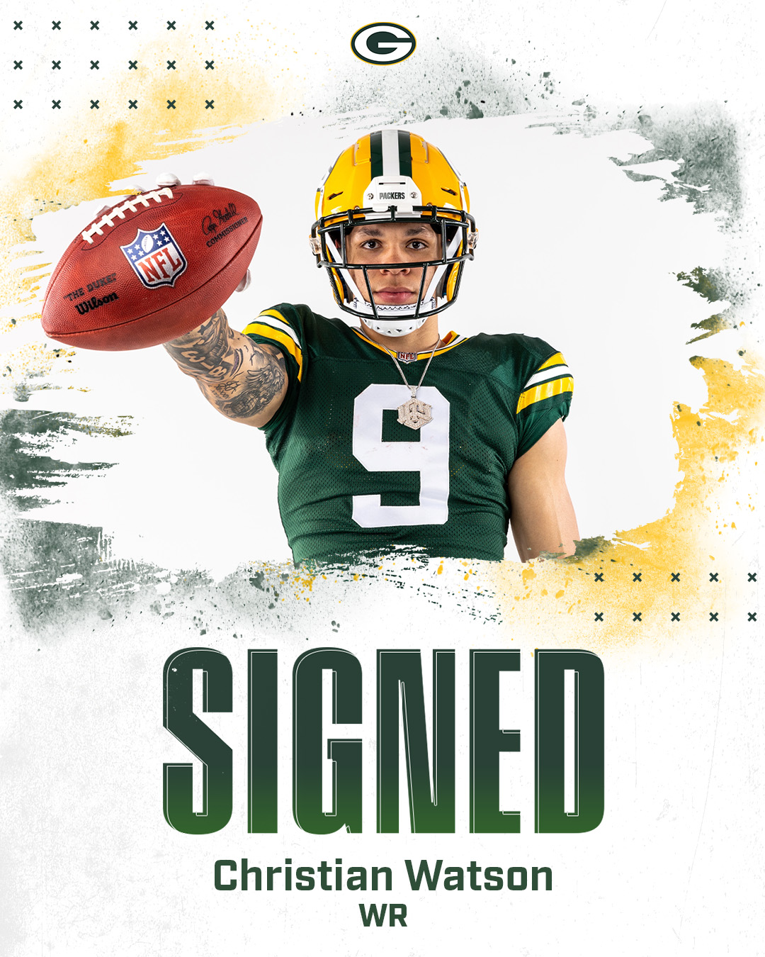 Green Bay Packers on X: '#Packers sign second-round WR Christian Watson ✍️  #GoPackGo  / X
