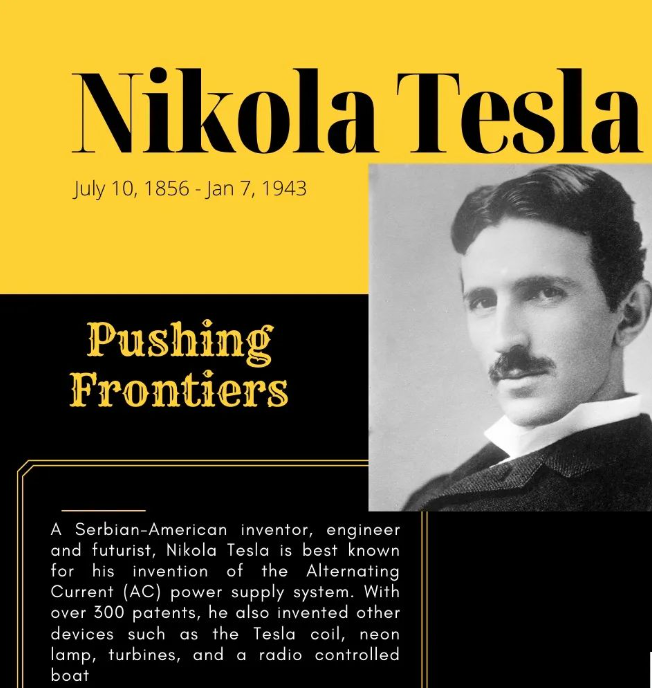 Pushing Frontiers, a new series by TAMU ERS, looks at some of history's biggest contributors to science:

Nikola Tesla was an inventor and an engineer, but more importantly, he was a visionary.