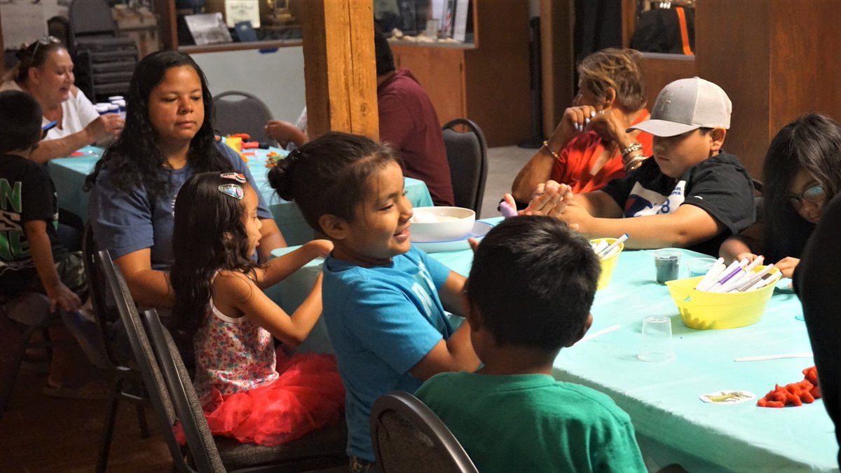 wewokamuseum's tweet photo. We have been having a blast for our Mvskoke Summer STEAM Learning Days, and so have the kids! This is an learning based program the museum holds every Wednesday in July to promote cultural learning in rural areas. https://t.co/hcg5n3aBsv