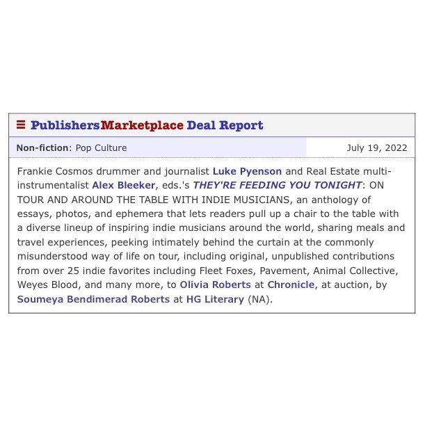 Very pleased to be able to announce this!! <a href="/ChronicleBooks/">Chronicle Books</a>