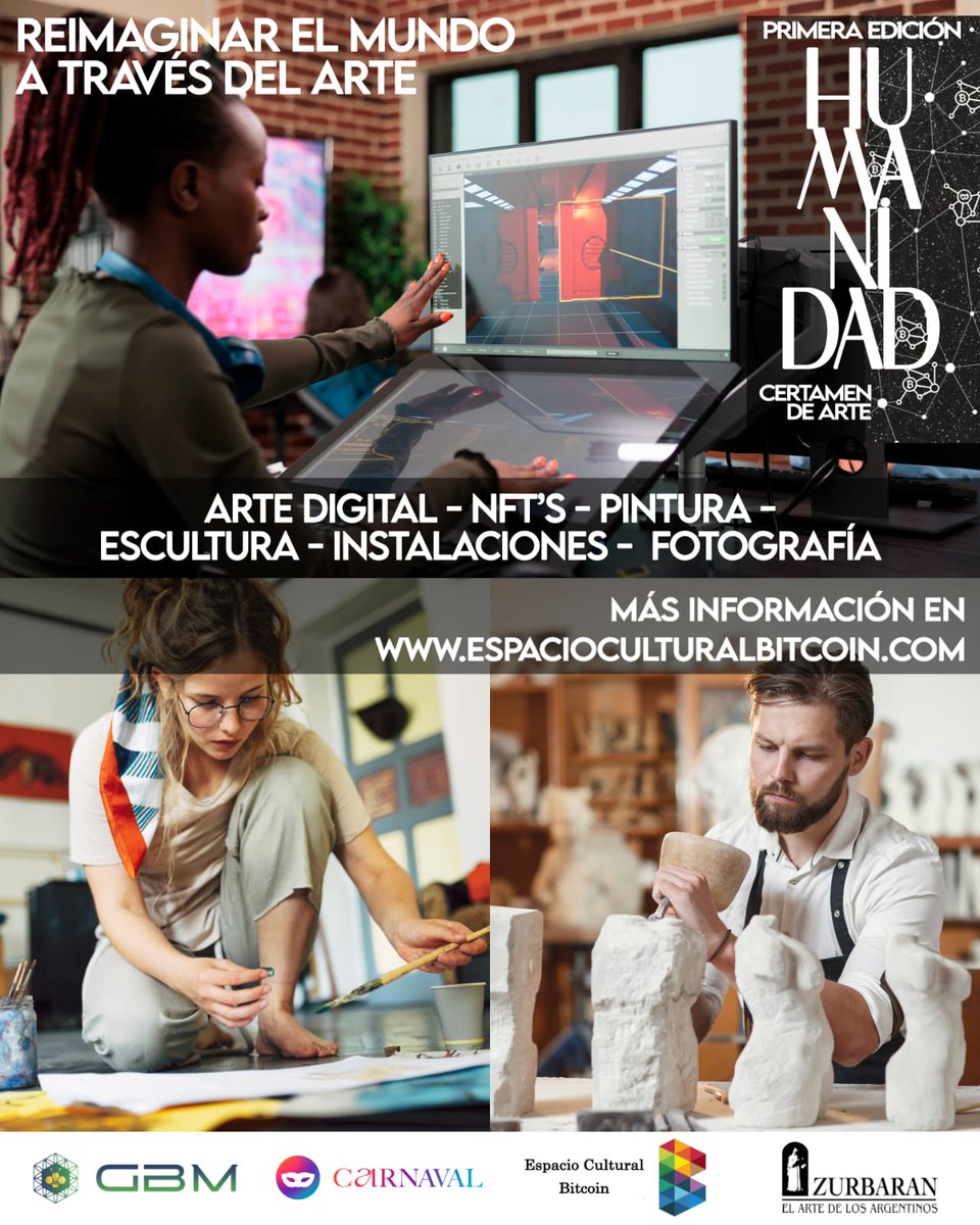 EspacioBitcoin's tweet photo. Hoy se lanzo el certamen de arte a nivel mundial, que tiene como tematica HUMANIDAD, en este link encontrarán la informacion mas detallada: https://t.co/HSco95GtHd ,habrán 5 jurados a nivel mundial y varios premios en dolares! NO SE QUEDEN SIN PARTICIPAR ARTISTAS DE TODO EL MUNDO https://t.co/46mAomqtED