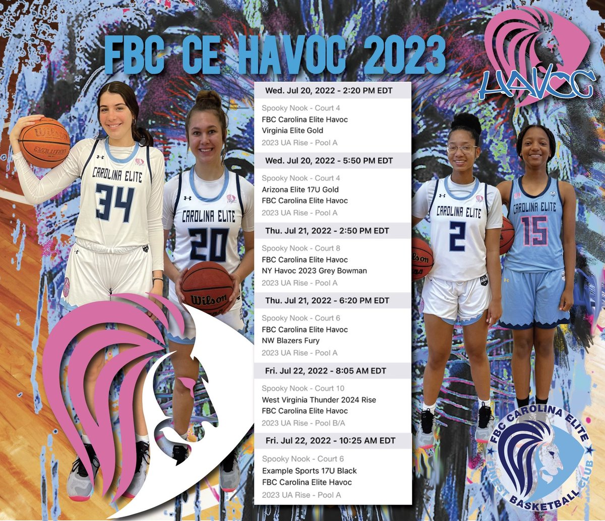 At #SpookyNook this week!! (FBC Carolina Elite Hacoc)  <a href="/FBCHAVOC/">FBC HAVOC</a> <a href="/CarolinaEliteBB/">Carolina Elite</a> <a href="/PGHVirginia/">Prep Girls Hoops Virginia</a>
