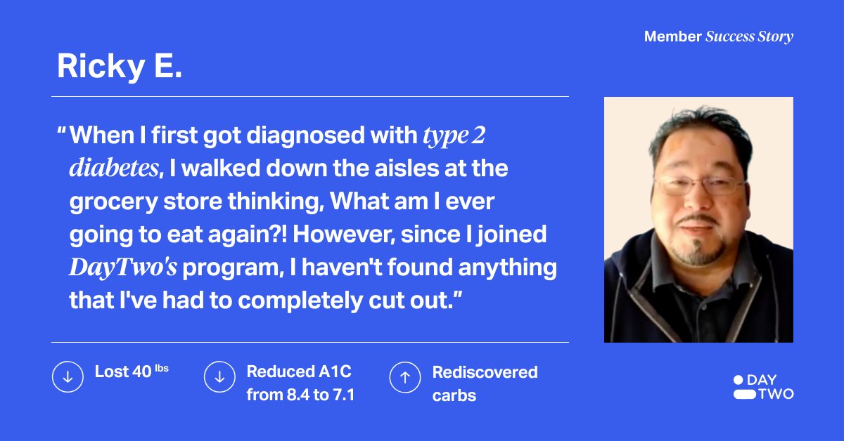 Learn how DayTwo's #personalizednutrition helps you eat what you love while keeping your blood sugar in check: tinyurl.com/2p8hvyk8 
#type2diabetes #t2d #precisionnutrition #healthcoach #prediabetes #foodismedicine #health