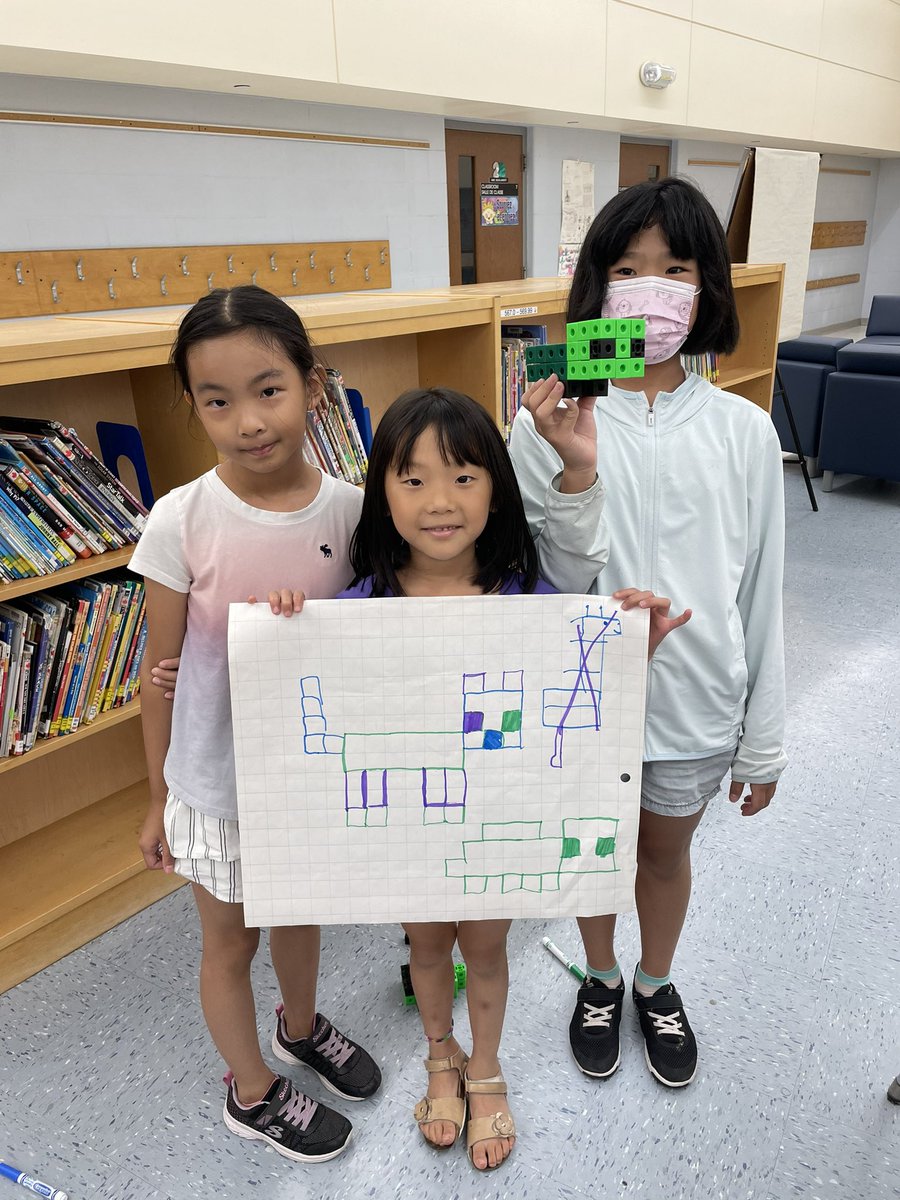 alyellen_ed's tweet photo. During STEAM time today we challenged our campers to use graphing paper to create animal designs. Once they had a plan in place they, were free to use a variety of materials to build their animals! 🦒 🐢 🐇 @Vanessa_Dakin28 @gecdsbpro @ClaraHowitt #GECDSBSLP2022 https://t.co/HxsCj3jpNc