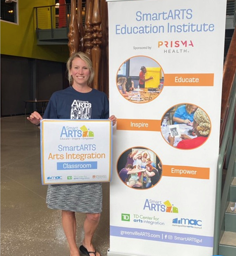 Ms. Ouzts is working hard this summer to bring in SmartARTS to Northwest MS. This will open the door to cross curricular instruction into the school! Way to go Ms. Ouzts! #WeAreCommunity #PanthersRiseUp