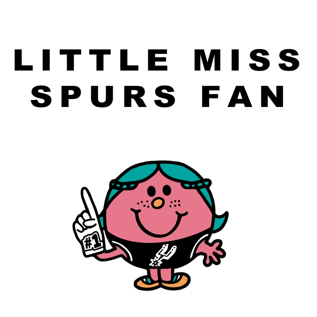 Little Miss @spurs Fan #gospursgo