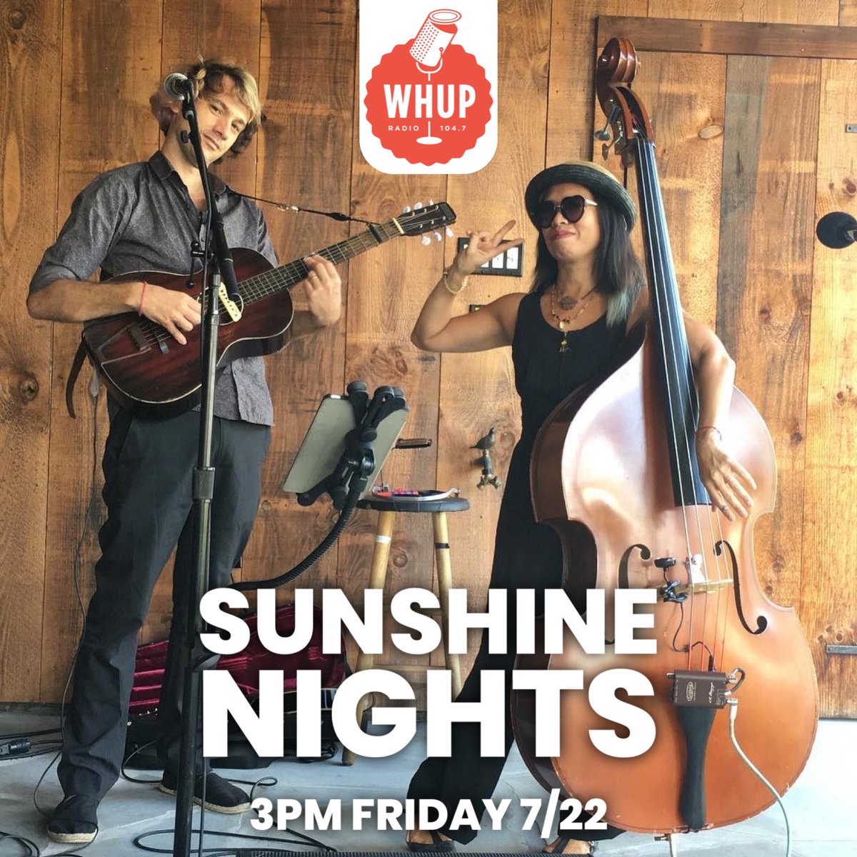 Got a live in-studio session this Friday at 3 pm with Brooklyn Americana duo Sunshine Nights, touring behind their new album The Butterfly Web. They’ll appear later that evening at Yonder Bar!