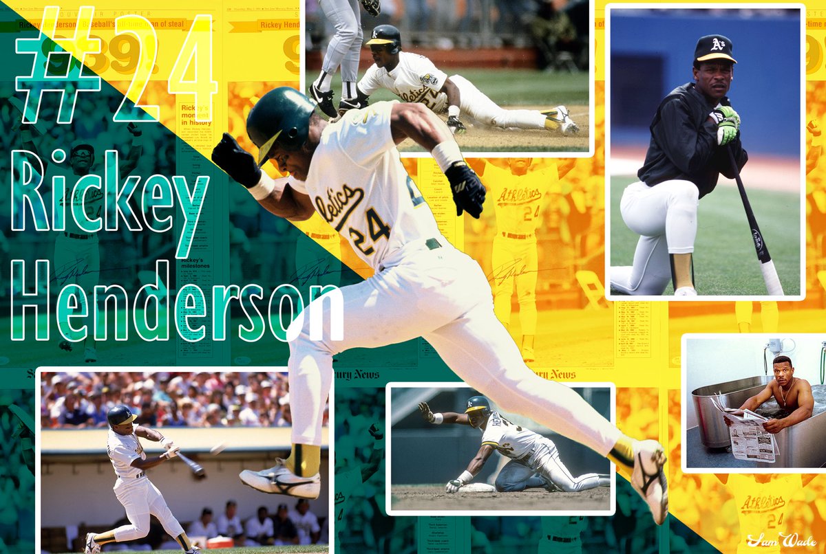 SDUBWallpapers's tweet photo. Rickey Henderson ⚾️ @MLB @Athletics @MLBPA @baseballhall @MLBAthletics @OAKreddit @rickeyhenderson #baseball #athletics #oaklandathletics #rickeyhenderson #themanofsteal #WallpaperWednesday #SDUBCertified https://t.co/vQVcP2g8fC