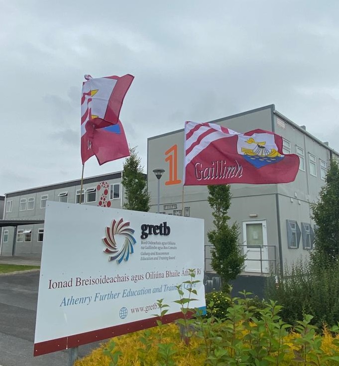 Athenry Further Education & Training Centre, GRETB (@athenryfet) on Twitter photo <a href="/AthenryFET/">Athenry Further Education & Training Centre, GRETB</a> opposite Athenry train station is flying the flag for a <a href="/Galway_GAA/">Galway GAA Official</a> victory this weekend - Gaillimh Abú 🏐🏆
<a href="/GalwayTalks/">Galway Talks with John Morley</a> <a href="/TribesmenGAA/">Marún agus bán</a> <a href="/gbfmsports/">Galway Bay FM Sport</a>
#galwaygaa #KerryvGalway #riseofthetribes
#gaillimhabú <a href="/AthenryFET/">Athenry Further Education & Training Centre, GRETB</a> opposite Athenry train station is flying the flag for a <a href="/Galway_GAA/">Galway GAA Official</a> victory this weekend - Gaillimh Abú 🏐🏆
<a href="/GalwayTalks/">Galway Talks with John Morley</a> <a href="/TribesmenGAA/">Marún agus bán</a> <a href="/gbfmsports/">Galway Bay FM Sport</a>
#galwaygaa #KerryvGalway #riseofthetribes
#gaillimhabú