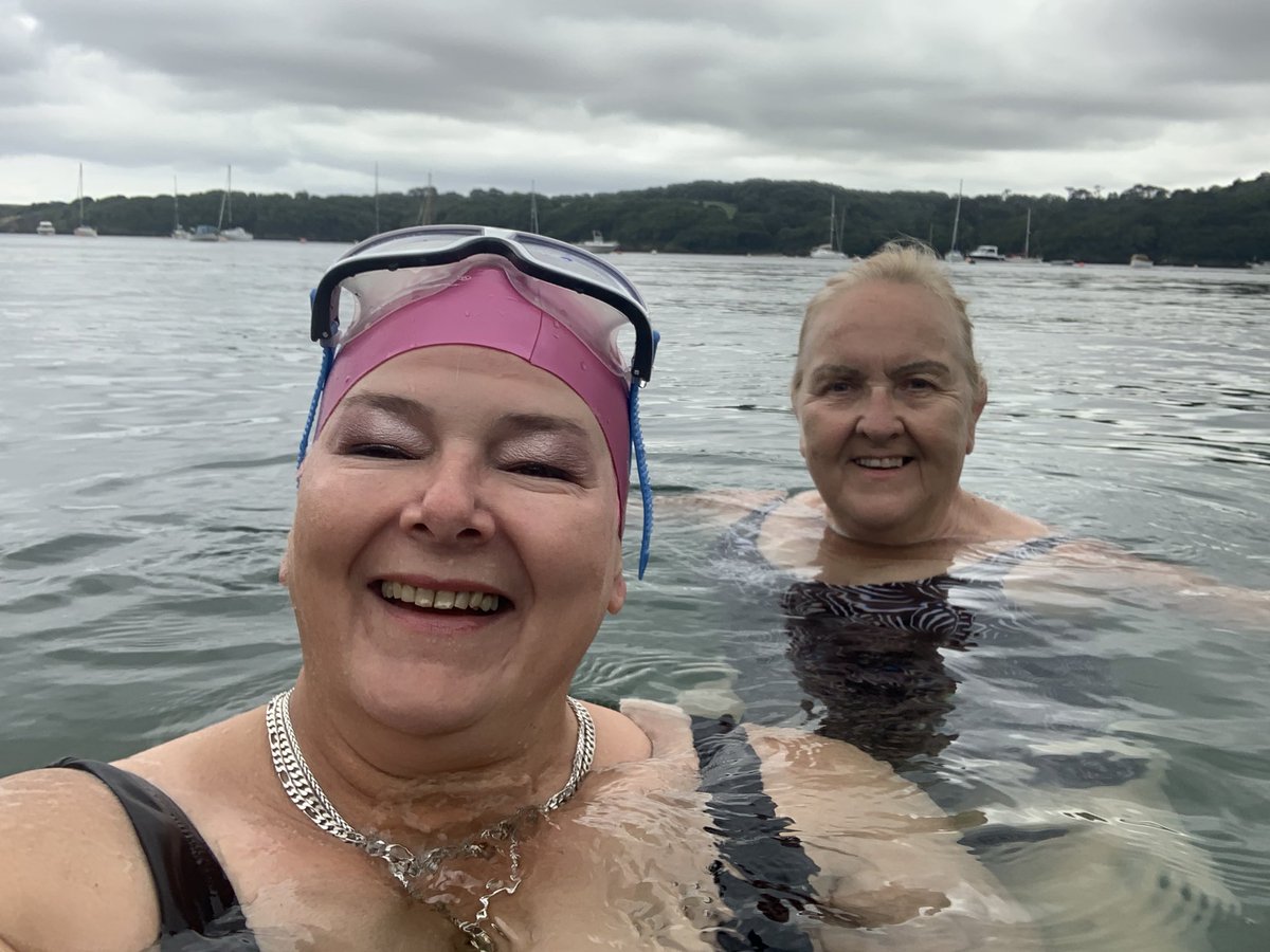loulouscorpio's tweet photo. @diarmuiddenneny @Trewern_K I know, next time, but I did swim in the Helford River at @NTGlendurgan today with our friend Ann &amp; spent time exploring the beautiful gardens! #Swimble #relaxing #ConnectingActivelyWithNature https://t.co/VXxJ4OCdm1