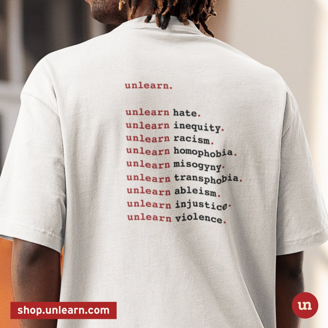 Hey unlearn community! We're so excited to share that we're hosting another GIVEAWAY 🙌 This time, we will be giving away 1 "unlearn Hate" t-shirt to 1 lucky winner! Check out the post to see how you can win 😍